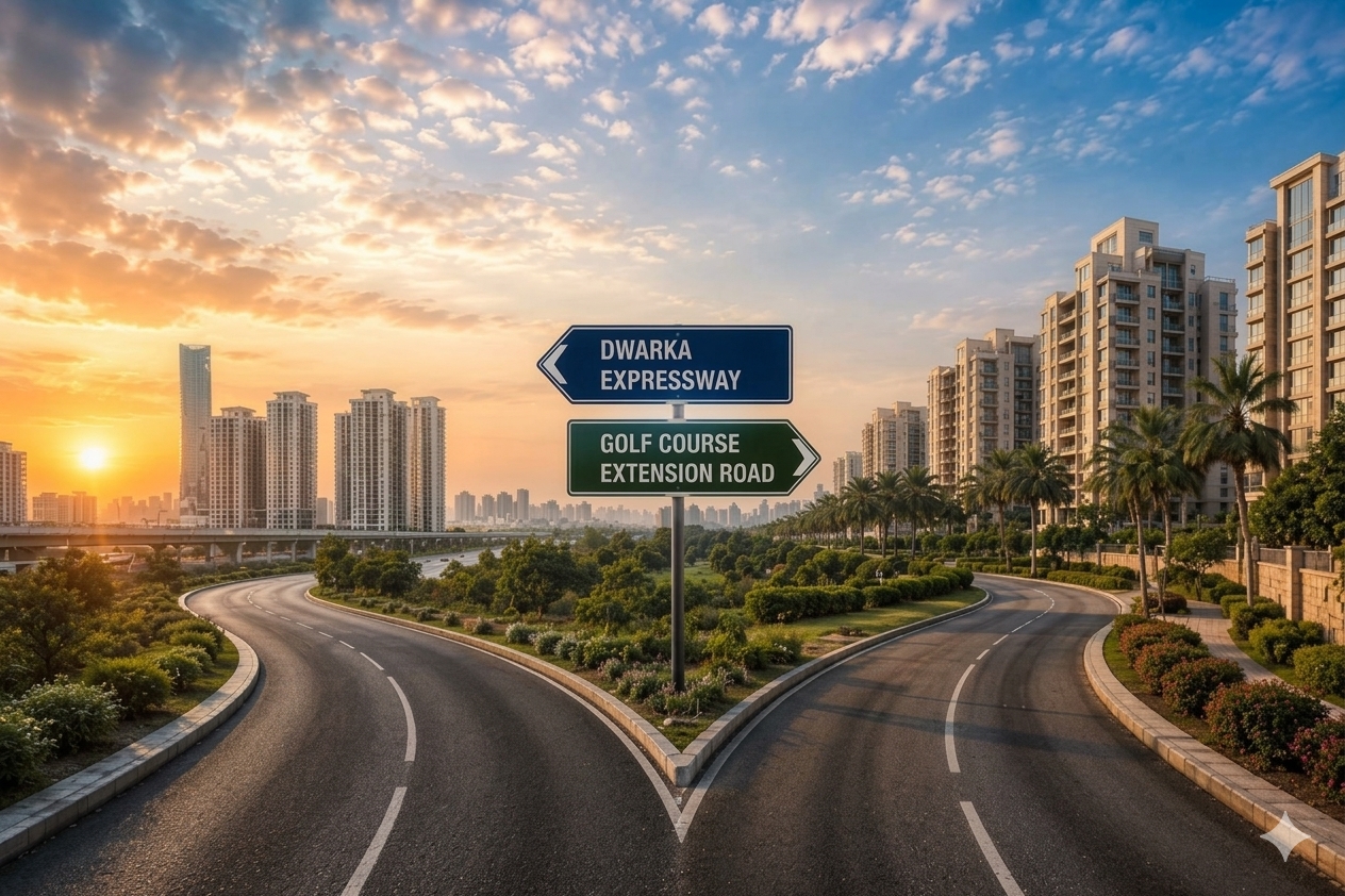 dwarka-expressway-vs-golf-course-extension-road-where-to-invest-in-gurgaon